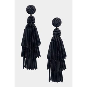 Beaded Tassel Earrings